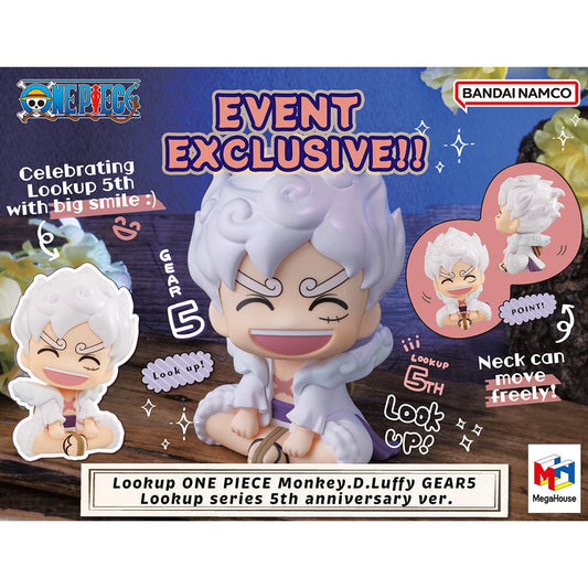 Lookup One Piece Monkey D. Luffy Gear 5 (5th Anniversary Ver.) Store Exclusive