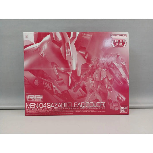 [G-BASE LIMITED] RG 1/144 Sazabi (Clear Color)