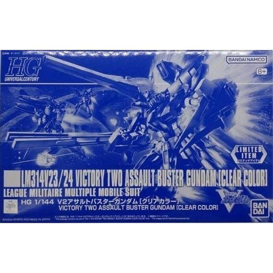 [LIMITED] HGUC 1/144 Victory Two Assault Buster Gundam (Clear Color)