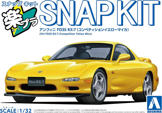 1/32 SNAP MAZDA FD3S RX-7 (Competition Yellow Mica)
