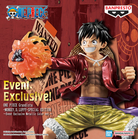 [LIMITED] One Piece Grandista Monkey D. Luffy (Special Edition Event Exclusive Metallic Color Ver.)