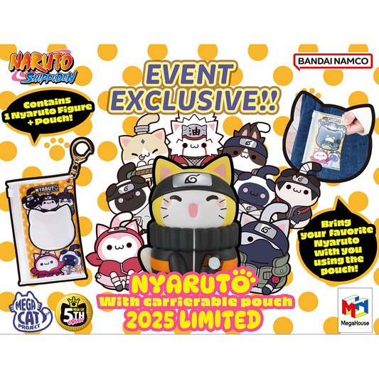 [LIMITED] Mega Cat Project Naruto Nyaruto! with Carry Pouch 2025